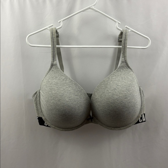 Cacique Boost Plunge Women Bra Size 46DD Gray Lightly Padded Underwire - Picture 3 of 11